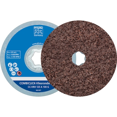 COMBICLICK Surface Conditioning Disc - 5 Aluminum Oxide, Coarse Grade 10PK